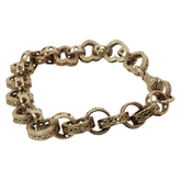 7” Pre-owned 9CT Heart Belcher Bracelet (17.13g)